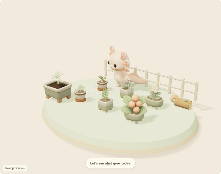 Little life gameplay in Minst: Garden
