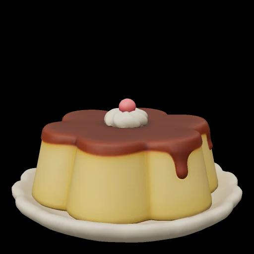 お花プリン