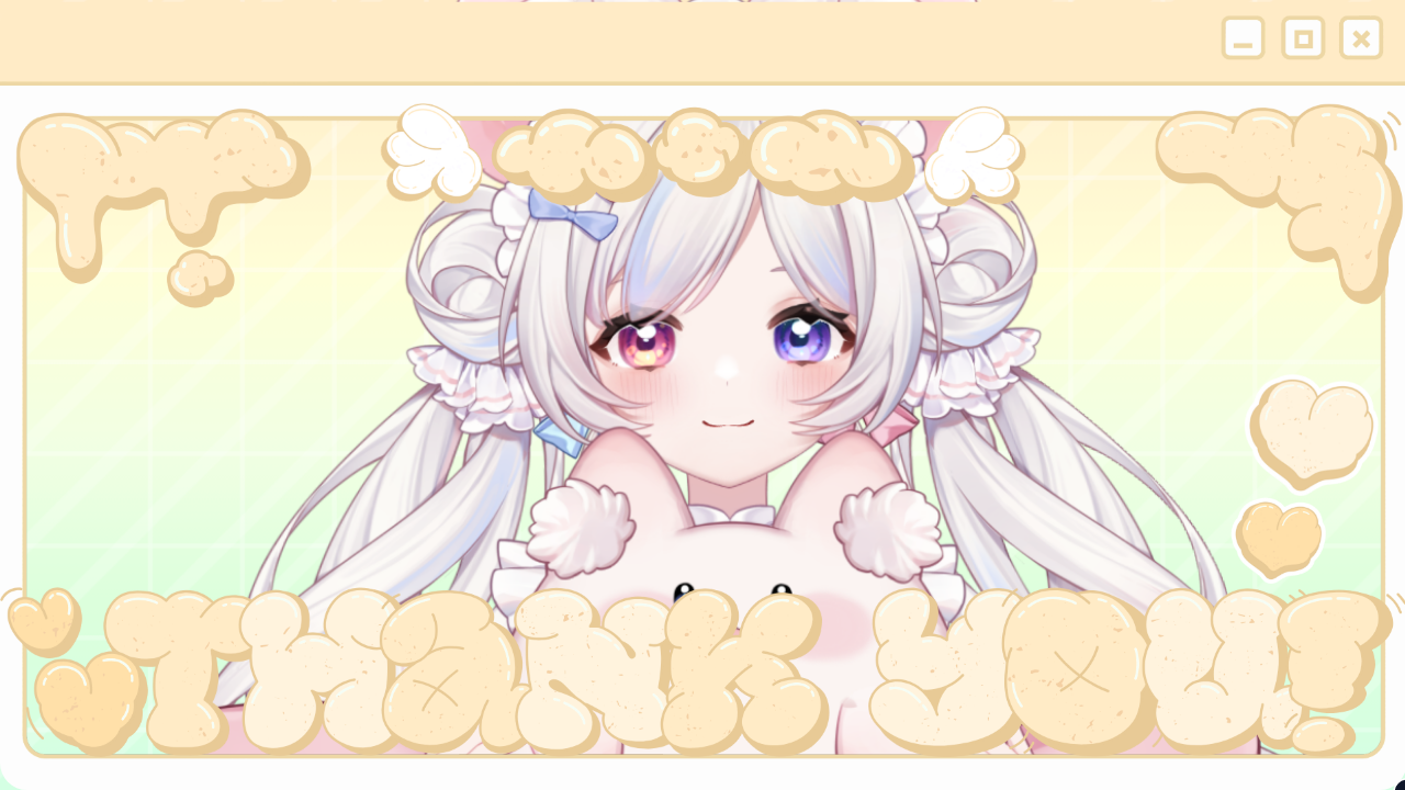 通常サンクスのテンプレプレビュー