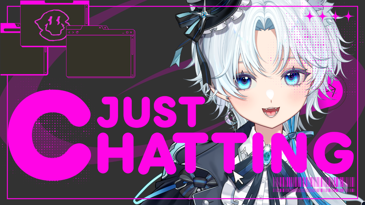 雑談配信のテンプレプレビュー