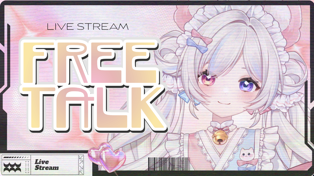 雑談配信のテンプレプレビュー