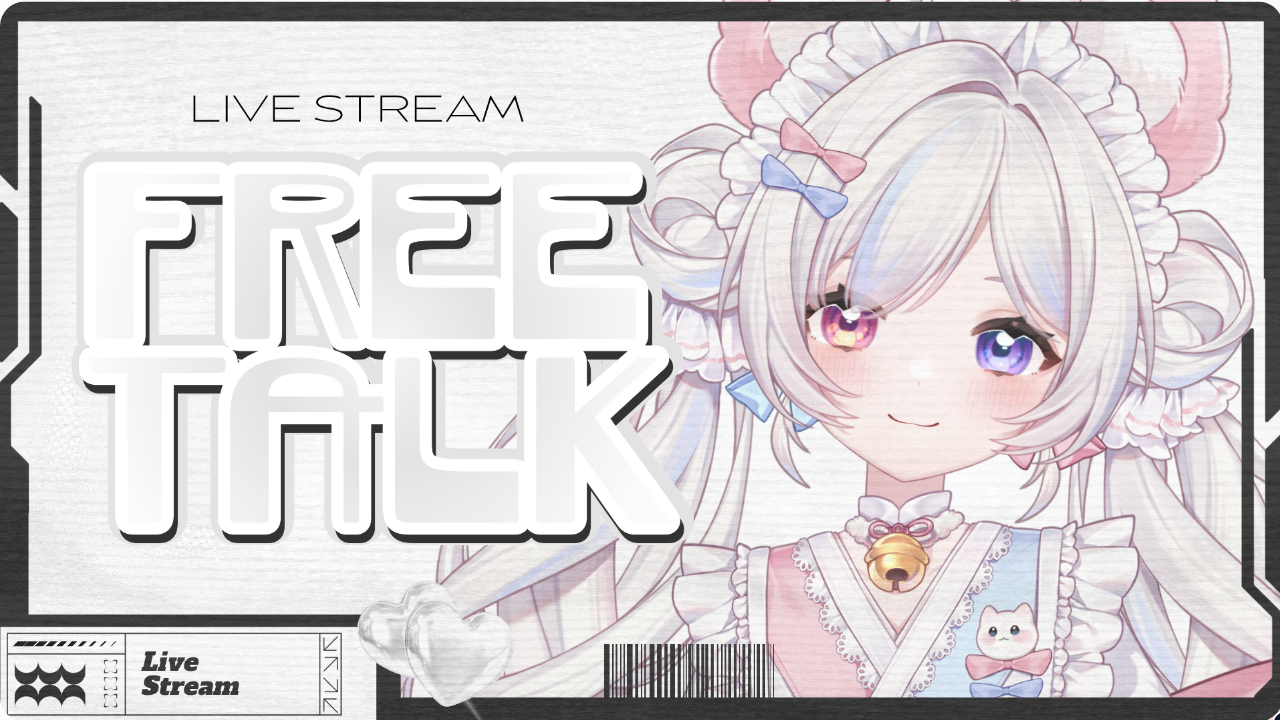 雑談配信のテンプレプレビュー