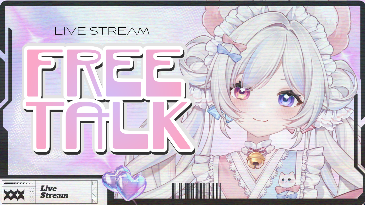 雑談配信のテンプレプレビュー